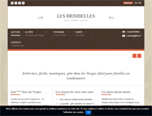Tablet Screenshot of gite-vosges-lesbrimbelles.com